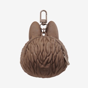 Labubu Originals-brown Silicone Earphone Bag - Image 2