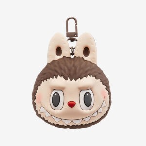 Labubu Originals-brown Silicone Earphone Bag