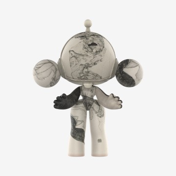 MEGA α SKULLPANDA 1000% Egon Schiele - Image 3