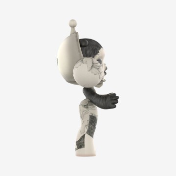 MEGA α SKULLPANDA 1000% Egon Schiele - Image 4