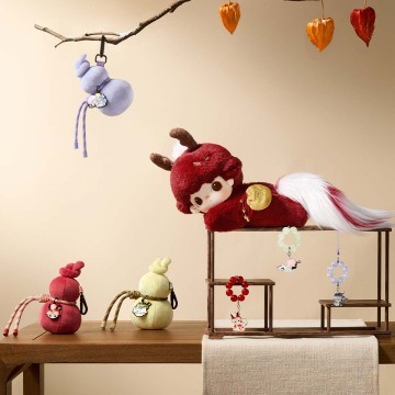 Dimoo Stories In The Cup Series-auspicious Animal Cotton Doll - Image 3