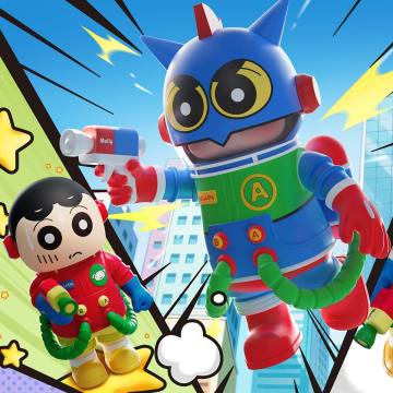 Mega Space Molly 400%+100% Crayon Shinchan - Image 2