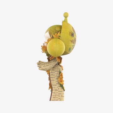 MEGA α SKULLPANDA 1000% Van Gogh Museum Sunflowers - Image 5