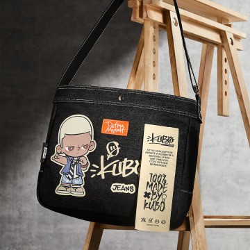 Kubo Jeans Series-messenger Bag - Image 4