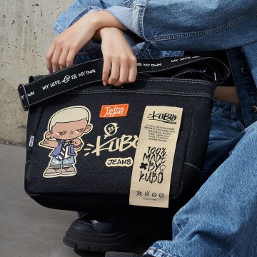 Kubo Jeans Series-messenger Bag - Image 3