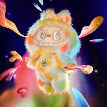 The Monsters Big Into Energy Series-rock The Universe Vinyl Plush Doll - Image 4